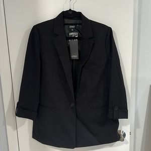 Jones New York Padded Shoulder Blazer